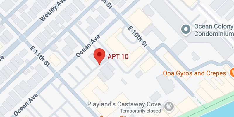 Ocean City Apartment: 1027 Ocean Ave, Unit 10