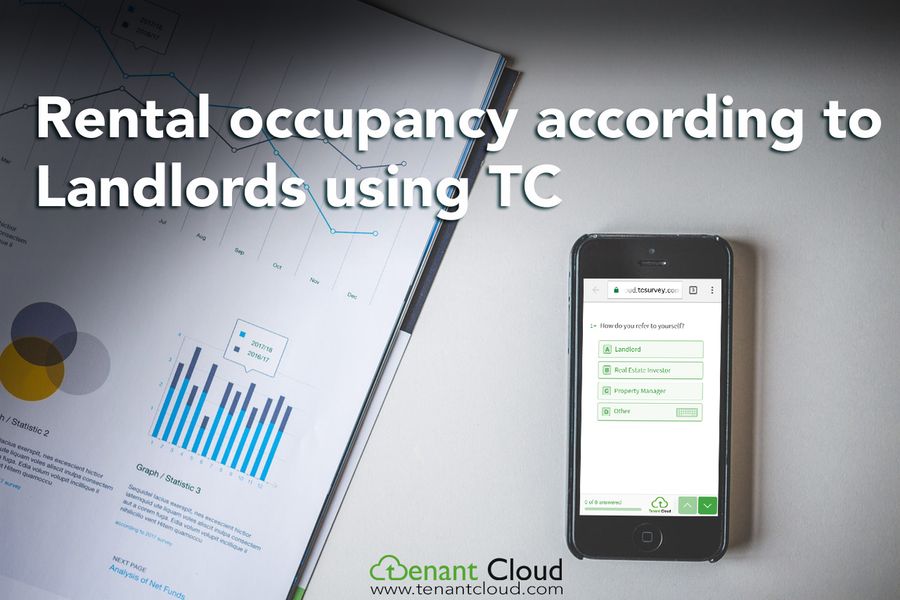 Rental occupancy according to Landlords using TenantCloud