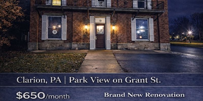 Clarion Apartment: 10 Grant St