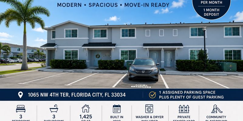 Florida City House: 1065 NW 4th Ter
