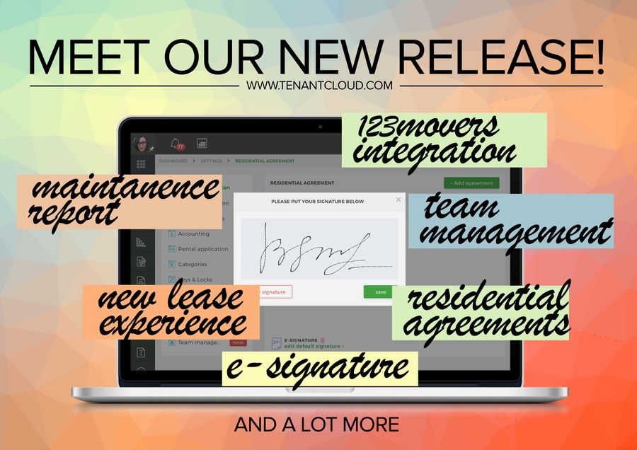 Drum Roll…………...E-signature Lease Is Finally Here!